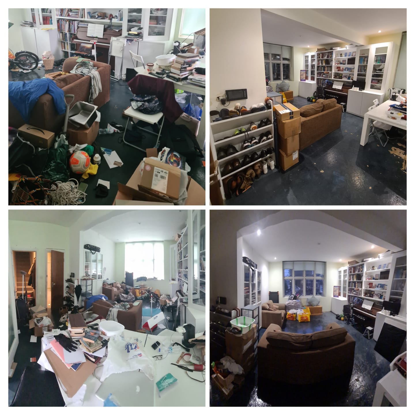 Living room reset and tidy