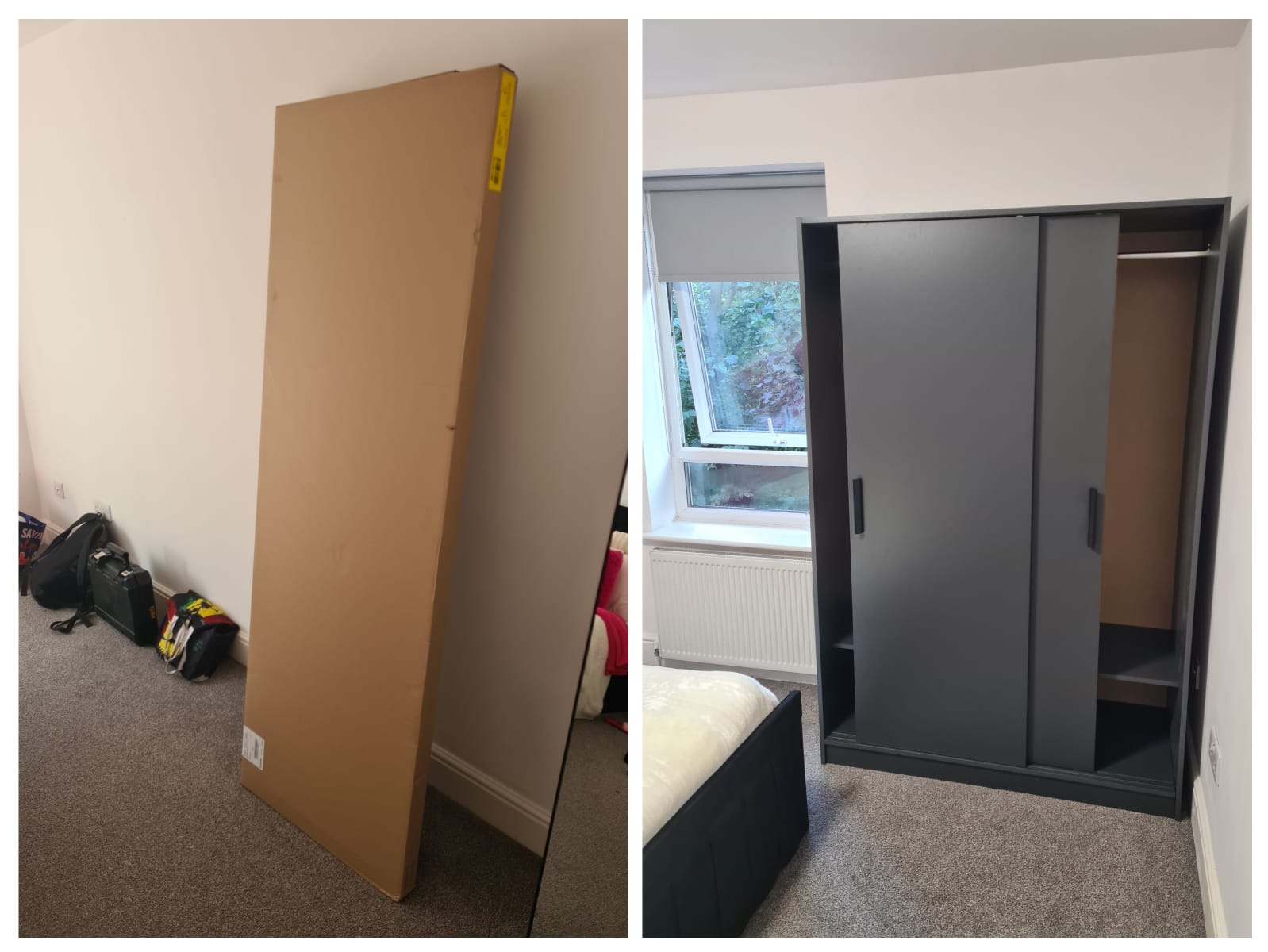 Office storage unit assembly